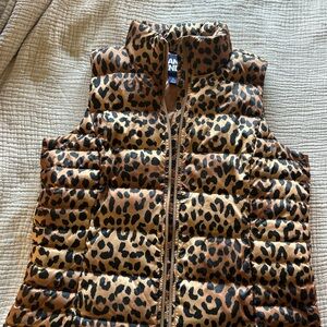 Lands' End Animal Print Vest